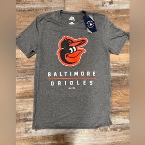 Majestic Men’s Baltimore Orioles Heather Gray T-Shirt